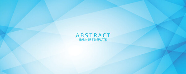 Abstract banner template with modern design