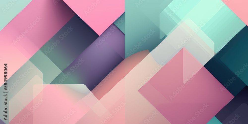 Poster abstract colorful background in soft pastel colors. generative ai
