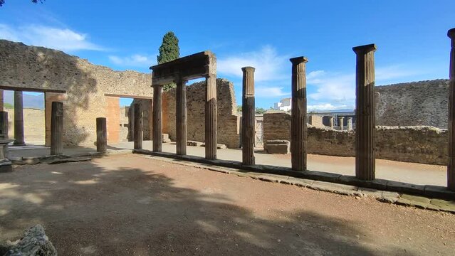 Pompei - Panoramica del Foro Triangolare
