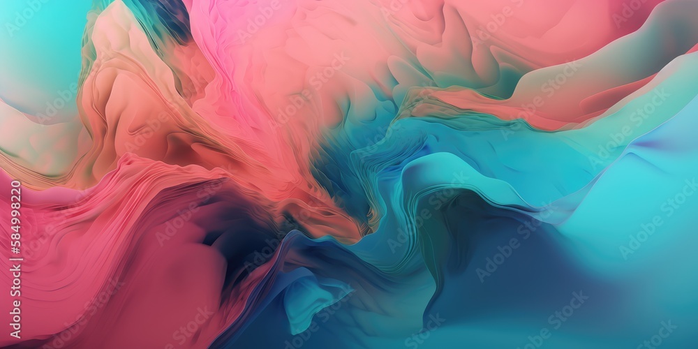 Poster abstract colorful background in soft pastel colors. generative ai