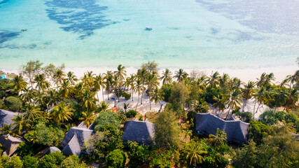 The white sandy beaches of Zanzibar are the ideal spot for spending lazy Zanzibar beach summers.