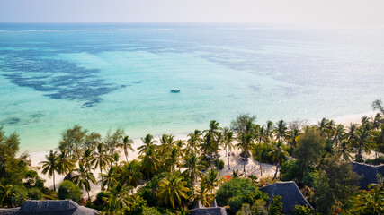 The warm weather and calm waters make Zanzibar beach summers a popular destination for water sports enthusiasts.