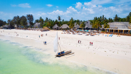 With its breathtaking beauty, Zanzibar Beach is the perfect destination for those seeking to escape the chaos of everyday life and immerse themselves in a tropical paradise.