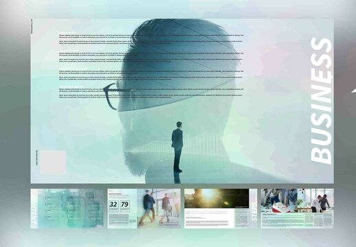 montage of business people