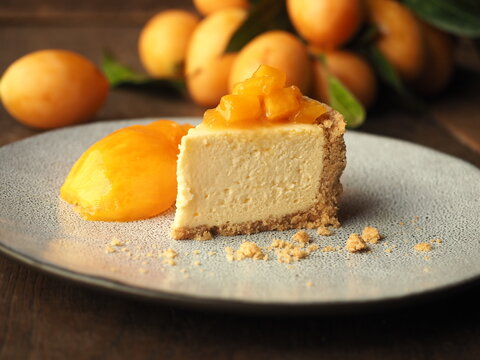 Mayongchid, Plango or Marian Plum fruit cheesecake