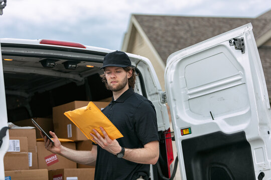 Shipment: Man Confirms Envelope Is Correct One