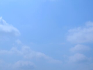 blue sky with layer of clouds for background and wallpapers.The idea of feeling comfortable happiness 