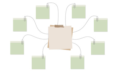 Infographic Mind Map Vector