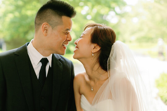 Couple Laughing Intimately