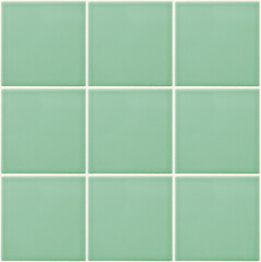 Jade Green vintage tiles. Can be stepped up to required size.