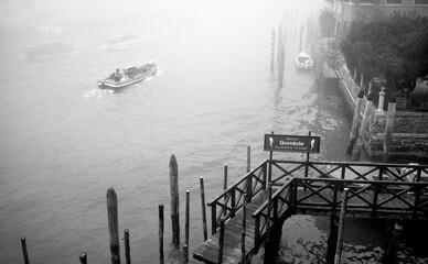 Venice with fog 