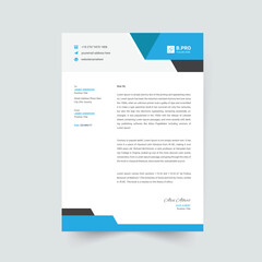 Abstract Letterhead Design Template