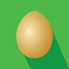 Egg flat design icon vector eps 10