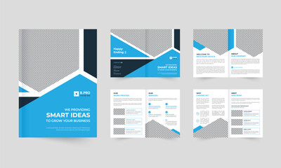 Brochure layout template for company profile ,annual report , brochures, flyers, leaflet, magazine, book with cover page design