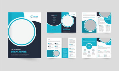 minimalist brochure template with modern concept and minimalist layout use for business profile and product catalog