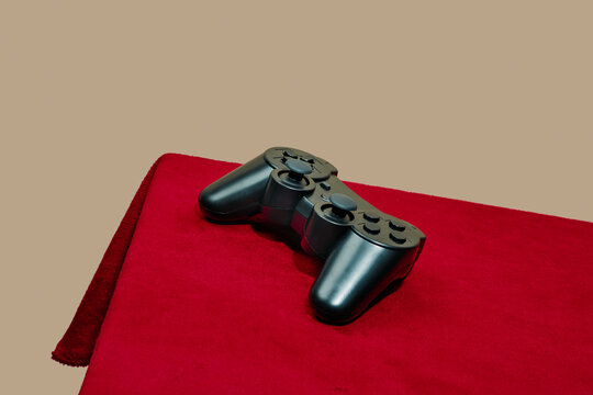 game controller on a table