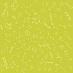 Back to school seamless pattern. Vector background