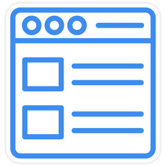 Obraz premium Vector Design Webpage Icon Style