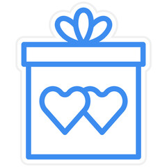 Vector Design Wedding Gift Icon Style