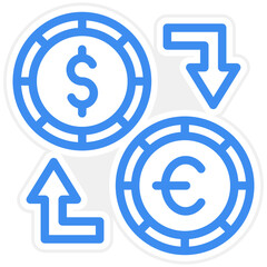 Vector Design Money Exchange Icon Style