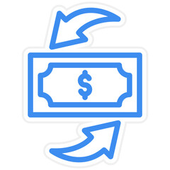 Vector Design Send Money Icon Style