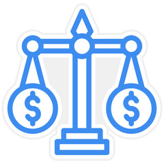 Vector Design Balance Icon Style