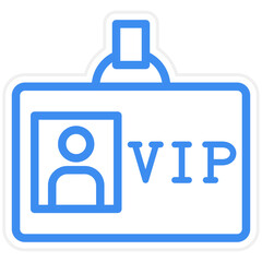 Obraz premium Vector Design VIP Pass Icon Style