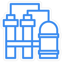 Vector Design Refinery Icon Style