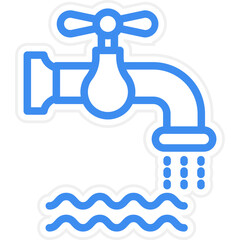 Vector Design Waste Water Icon Style