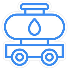 Vector Design Oil Tank Icon Style