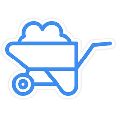 Vector Design Trolley Icon Style
