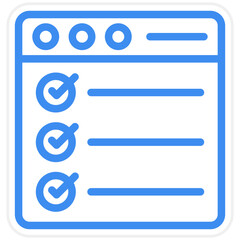 Obraz premium Vector Design Survey Icon Style