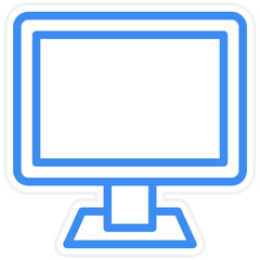 Vector Design Lcd Icon Style
