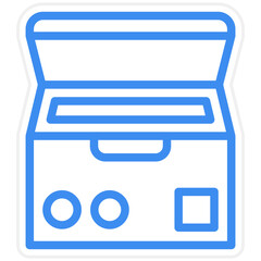 Obraz premium Vector Design Deep Freezer Icon Style
