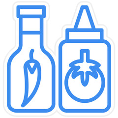 Vector Design Sauce Icon Style