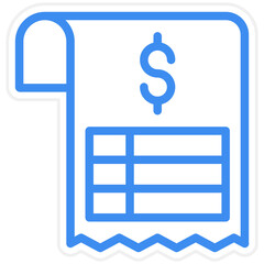 Vector Design Invoice Icon Style