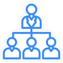 Vector Design Organization Icon Style