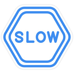 Vector Design Slow Icon Style