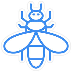 Vector Design Bee Icon Style