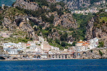 La cote amalfitaine en Italie