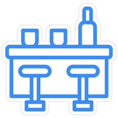 Vector Design Bar Counter Icon Style