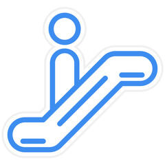 Vector Design Escalator Icon Style