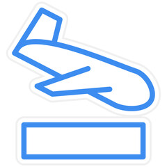 Vector Design Landing Icon Style