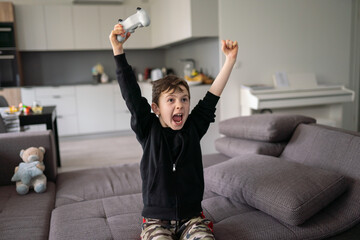 Kid Wins The Video Game