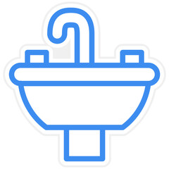 Vector Design Sink Icon Style