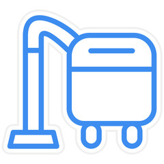 Vector Design Vacuum Cleaner Icon Style