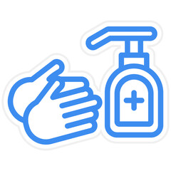 Vector Design Hand Soap Icon Style