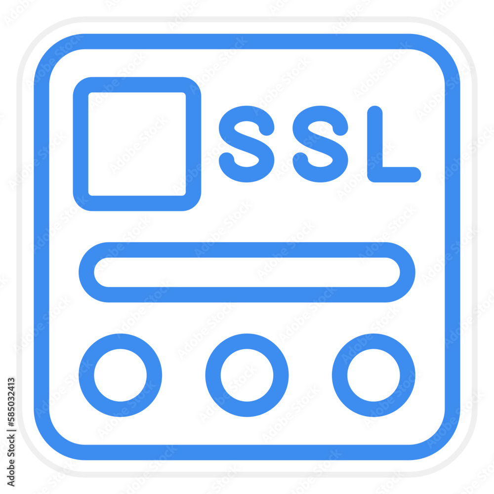 Poster vector design ssl file icon style