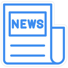 Vector Design News Banner Icon Style
