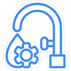 Vector Design Water Management Icon Style